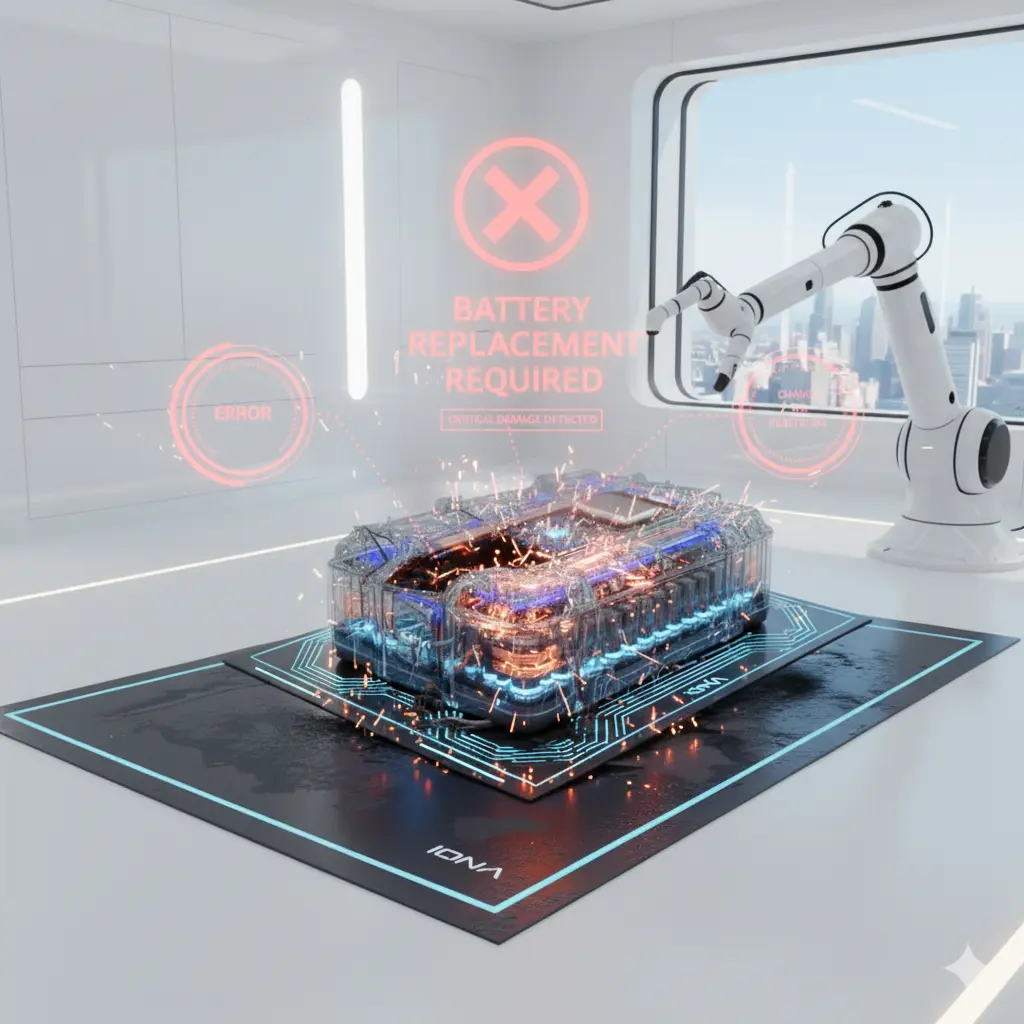 lithium battery needs replacement